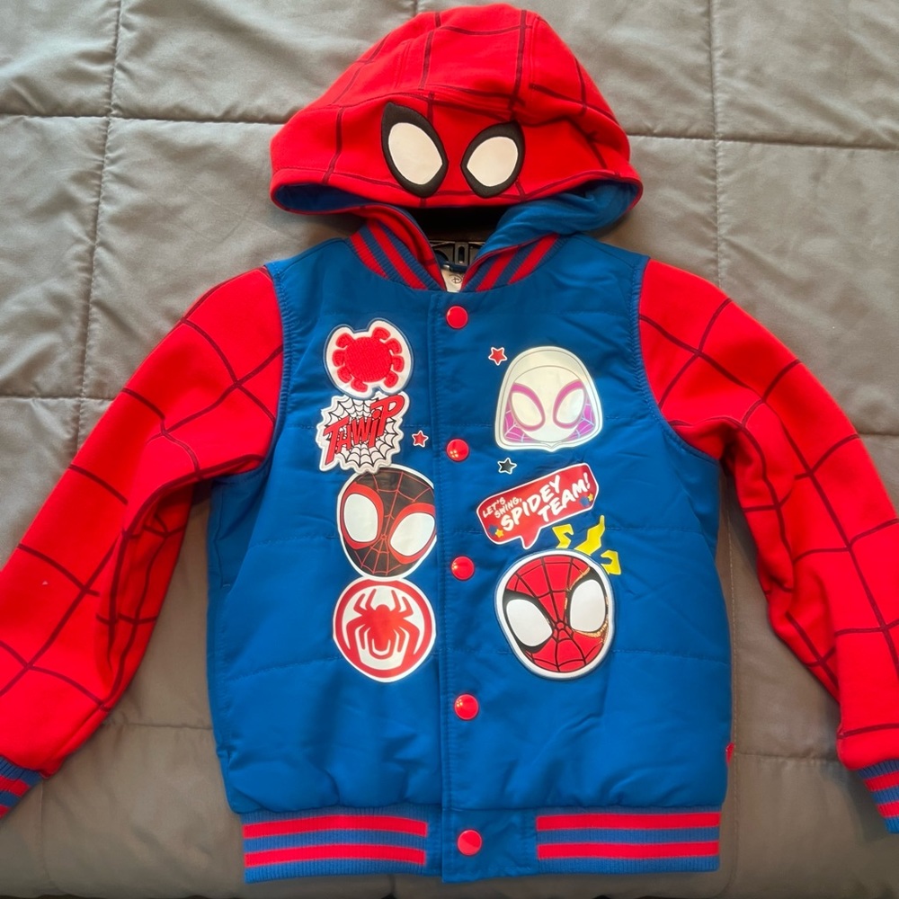 Disney Spidey and his Amazing friends coat, size 4 (toddler/kids)